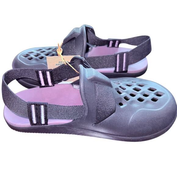 Chaco Women’s Chillos Clog Black Purple Closed Toe Shoes size 8 NWTs - Picture 1 of 8